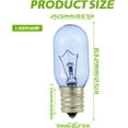 thumbnail image 2 of Refrigerator Light Bulb T8 297048600 241552802 Replacement Refrigerator 40W Light Bulb Compatible with Whirl-Pool Kenm-ore Light Bulb Refrigerator, 2 of 6