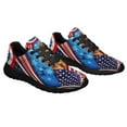 thumbnail image 6 of Happy 4th Of July Irish Setter Patriotic Dog American flag Shoes Sneakers Black Size 8.5, 6 of 7
