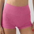 thumbnail image 2 of Women's High Waisted Seamless Shimmer Biker Shorts Butt Lift Workout Yoga Shorts, 2 of 4