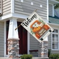 thumbnail image 2 of Happy Fall Y'all Pumpkins Truck Fall Garden Flags 28"x40" Double Side,Small Yard Flags for Outside,Outdoor Fall Decor,Autumn Funny Garden Flag Yard Decoration, 2 of 5