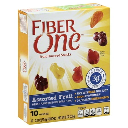 UPC 016000414167 product image for Fiber One Assorted Fruit Flavored Snacks, 0.8 oz, 10 count | upcitemdb.com