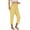 Yellow, variant on Mgmyaa Girls Casual Yoga Capris Solid Color High Elastic Waist Cropped Loose Lounge Pants for 4-14Y