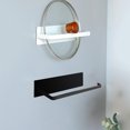 thumbnail image 5 of Yucurem Magnetic Paper Towel Holder for Fridge, Toilet Paper Roll Holder Magnet Towel Rack Wall Mount Organizer for Paper Towels Rolls Bathroom Pantry RV Kitchen Storage (Black), 5 of 8