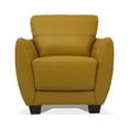 thumbnail image 2 of ACME Valeria Leather Chair in Mustard, 2 of 3