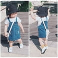 thumbnail image 2 of Baby Little Girls Jumper Dress Casual Strap Denim Overalls Denim Skirt, Adjustable Straps Stretch Soft Girls Summer Jeans Overalls Dress for 0-5Y, 2 of 9