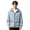 Light Blue, variant on Men Lightweight Hooded Jacket Sun Protection Breathable Thin Outerwear with Zipper Front and Adjustable Drawstring Design
