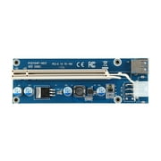 Rosewill Mining Card, Riser Card, PCIe (PCI Express) 16x to 1x Riser Adapter, USB 3.0 Extension Cable 60cm, 6 pin PCI-E to SATA Power Cable, GPU Riser Adapter, Ethereum Mining Riser Card