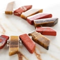 thumbnail image 2 of Bead Landing Red Jasper & Tiger Eye Stick Beads, 12 Pack, 2 of 3