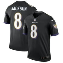 Men's Nike Lamar Jackson Black Baltimore Ravens Legend Player Performance Top