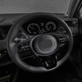 thumbnail image 4 of Car Glossy Black V Style Steering Wheel Panel Cover Trim Decoration Frame Sticker For Vezel -v 2021, 4 of 5