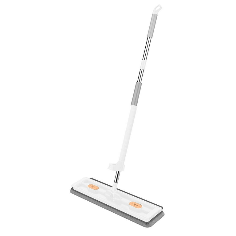 Pompotops Hand-free Dust Mop for Dry and Wet Floor Cleaning