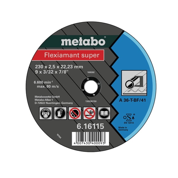 Disco Corte Flexiamant S.A. 180X2X22.2Mm METABO 616102000