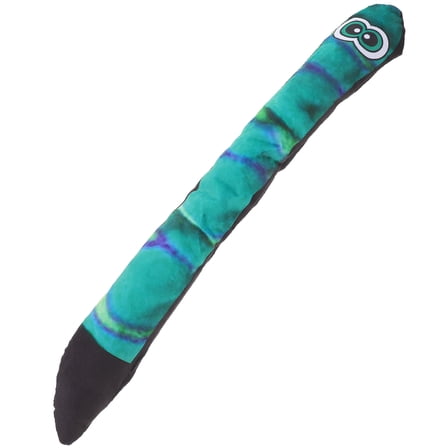 LULULION Dog Toys With Crinkle Sound Plush Dog Toy Green Gradient 1 Pack Back to School