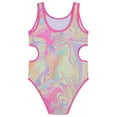 thumbnail image 3 of Ocean Pacific Girl's 1-Piece Swimsuit & Mesh Skirt Set, Sizes 4 - 14, 3 of 5