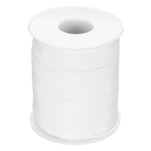 Uxcell Nylon Cord, Bracelet String Braided Nylon Thread for Jewelry Making White 109 Yard