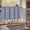 Blue-Free Size/BU, variant on Checkered Curtain Partition Curtain Window Valance Rod Pocket Cottage Style for Kitchen Living Room Light Blocking Decor