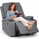 thumbnail image 2 of Sillón Reclinable Nanofort Moderno Minimalista Sala Gris, 2 of 9