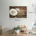 thumbnail image 3 of Rustic Wall Art Just Breathe Dandelion Pictures Wall decor Floral wall decor Painting Canvas Wall Art - Just Breath For Bathroom pictures wall Decor Bedroom Living Room Framed Ready To Hang 12x18 Inch, 3 of 6