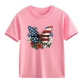 thumbnail image 3 of Generic Baby Boys Girls 4th of July Shirts Summer Independence Day Tshirts Short Sleeves USA Flag Graphic Tees for 2-13 Years, 3 of 6