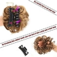 thumbnail image 3 of Chignon Synthétique Bouclé Pince à Griffes Extension de Cheveux Bouclés pour Femmes, 3 of 6