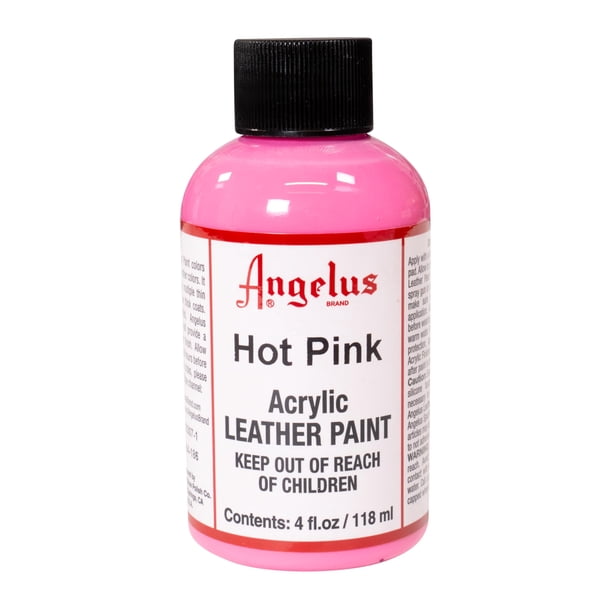 Pintura acrílica para cuero Angelus rosa intenso, 4 oz
