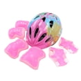 thumbnail image 1 of Juego de equipo de protección para patinaje, 7 Uds., casco, Protector de rodilla, protector de muñeca, coderas para niños, tabla de Skate de bicicleta, 1 of 12