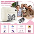 thumbnail image 5 of Beginner Instant Print Camera 24MP w/ 3 Rolls Paper - HD Video Recording Portable Digital for Creative Photography(Pink), 5 of 7