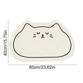thumbnail image 3 of Uuiauoio Cat Rug, Bath Mat, Cat Bathroom Decor for Home, Cute Small Bath Mat Indoor Gifts 15.75×23.62 Inch, Non Slip Strong Absorbent Soft Washable Animal Bathroom Rug for Tub, Door, Shower Room, 3 of 6