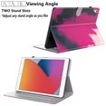 thumbnail image 2 of iPad 10th Generation Case 2022, TECH CIRCLE Protective Folio PU Leather Multi-Angle Viewing Stand Auto Wake/Sleep Smart Case for Apple iPad 10th Generation 10.9" 2022, Berry, 2 of 5