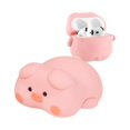 thumbnail image 1 of wonima11 Coralogo for AirPods 4 Case with Keychain - Fashionable Stylish for Women Girls 3D Silicone Cute Pig Design Kawaii Girly Girlish Unique Funny for Air Pods 4th Generation 2024 Cover, 1 of 1