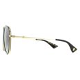 thumbnail image 6 of Gucci Polarized Grey Gradient Aviator Sunglasses GG0062S 011 57, 6 of 8