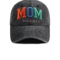 thumbnail image 1 of Gorra de béisbol bordada de algodón para mamá, tamaño ajustable, 1 of 2
