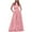 Pink, variant on Idoravan Two Piece Sets for Women Outfit Long Skirts for Women Summer Women's Casual Solid Long Hollow Out Dress with Pocket Sleeveless Round-Neck Vests Blouses Sets Zipper Vest