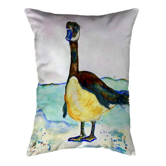 Betsydrake NC1163 16 x 20 in. Betsys Goose No Cord Pillow