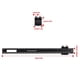 thumbnail image 2 of Regla para trabajar la madera Regla de bolsillo de precisión - Regla de marcado de tope deslizante de metal de 12 pulgadas Regla métrica en pulgadas Reglas de trazado para trabajar, 2 of 5