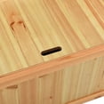 thumbnail image 5 of vidaXL Bench 107x45x75.5 cm Solid Wood Fir, 5 of 5