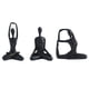 thumbnail image 3 of Colección de 3 estatuas de yoga para mujeres, recuerdo de resina nórdica, artesanía de yoga. Negro, 3 of 9