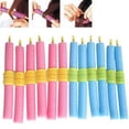 thumbnail image 1 of 12Pcs Femmes Éponge Cheveux Bigoudis Rouleau Sans Chaleur Outil de Coiffure de Salon de Bricolage, 1 of 5