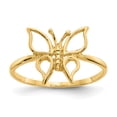 thumbnail image 1 of 14k Yellow Gold Butterfly Ring, 1 of 9
