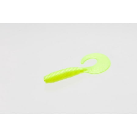 Zoom Fat Albert Curly Tail Grub Chartreuse Pearl Soft Plastic Jig Trailer