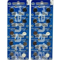 20 Renata 371 Silver Oxide Zero Mercury Electronic Batteries