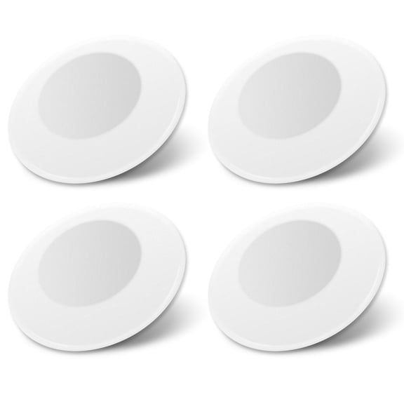 Dream Lighting 3.4" LED Recessed Ceiling Lights,12V,RV Camper Trailer,Kitchen Closet Puck Light ,Pure White,4-Pack