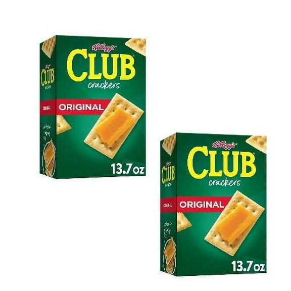 ( 2 Pack ) Club Kellogg's Crackers Original, Lunch Box Snacks - 13.7 Oz