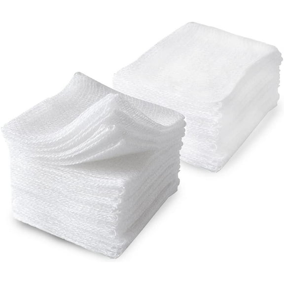 Pack of 50 Non Woven Gauze Sponges 4 X 4 Rayon/Poly Blend, 4-Ply Non-Sterile Non Adherent Gauze Pads 4x4, Disposable Nonstick Unwoven Gauze Pads