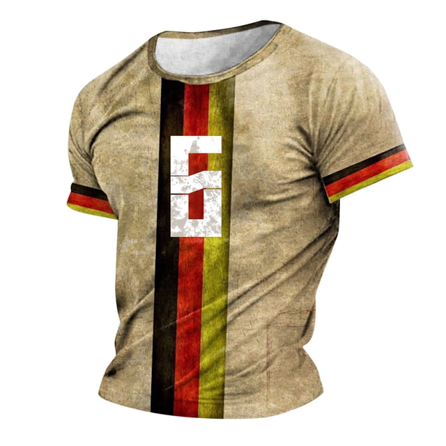 Playeras De Hombre Camiseta Informal De Verano De Manga Corta Con Cuello Redondo Y Estampado De Letras Y Caras Para Hombre