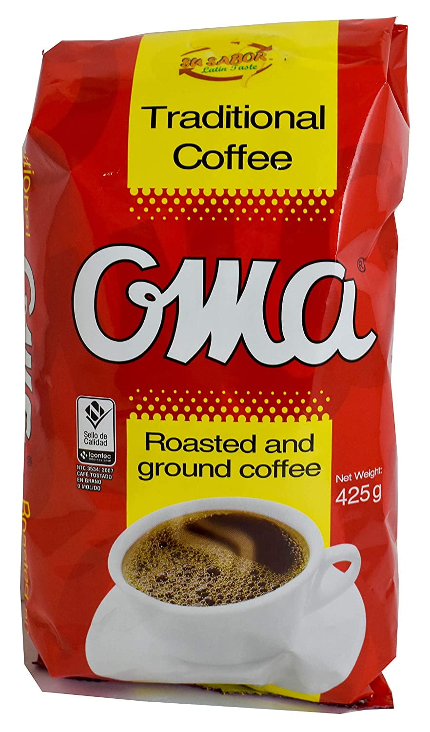 Coffee Traditional OMA 425 g 15 oz Ground Coffee 100 Colombian coffee