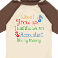 thumbnail image 4 of Inktastic Accountant Like Mommy Boys or Girls Long Sleeve Baby Bodysuit, 4 of 5