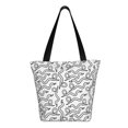 thumbnail image 3 of Fotbe Hand Drawn Snake Pattern Beach Tote,Shoulder Handbag,Spacious Tote Bag,Lightweight Travel Bag,Versatile Shopping Bag, 3 of 9
