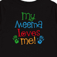 thumbnail image 4 of Inktastic My Meema Loves Me Gift Boys or Girls Long Sleeve Toddler T-Shirt, 4 of 5