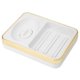 thumbnail image 2 of Isvgxsz Clearance Soap Dish, Double Grid Plastic Soap Holder for Bathroom, Dual-Layer Soap Tray Container Box Case Holder with Detachable Slotted Draining Board, 2 of 6